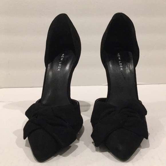 Bow Front D’Orsay Heels. Sz 8. Black. Like New - Picture 3 of 6